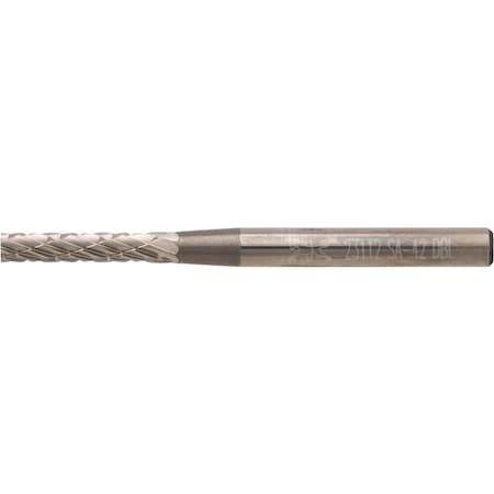 Pferd Carbide Bur - Cylind. (Plain End), DBL Cut - 3/32" x 1/2" x 1/8" Shank - SA-42 23112